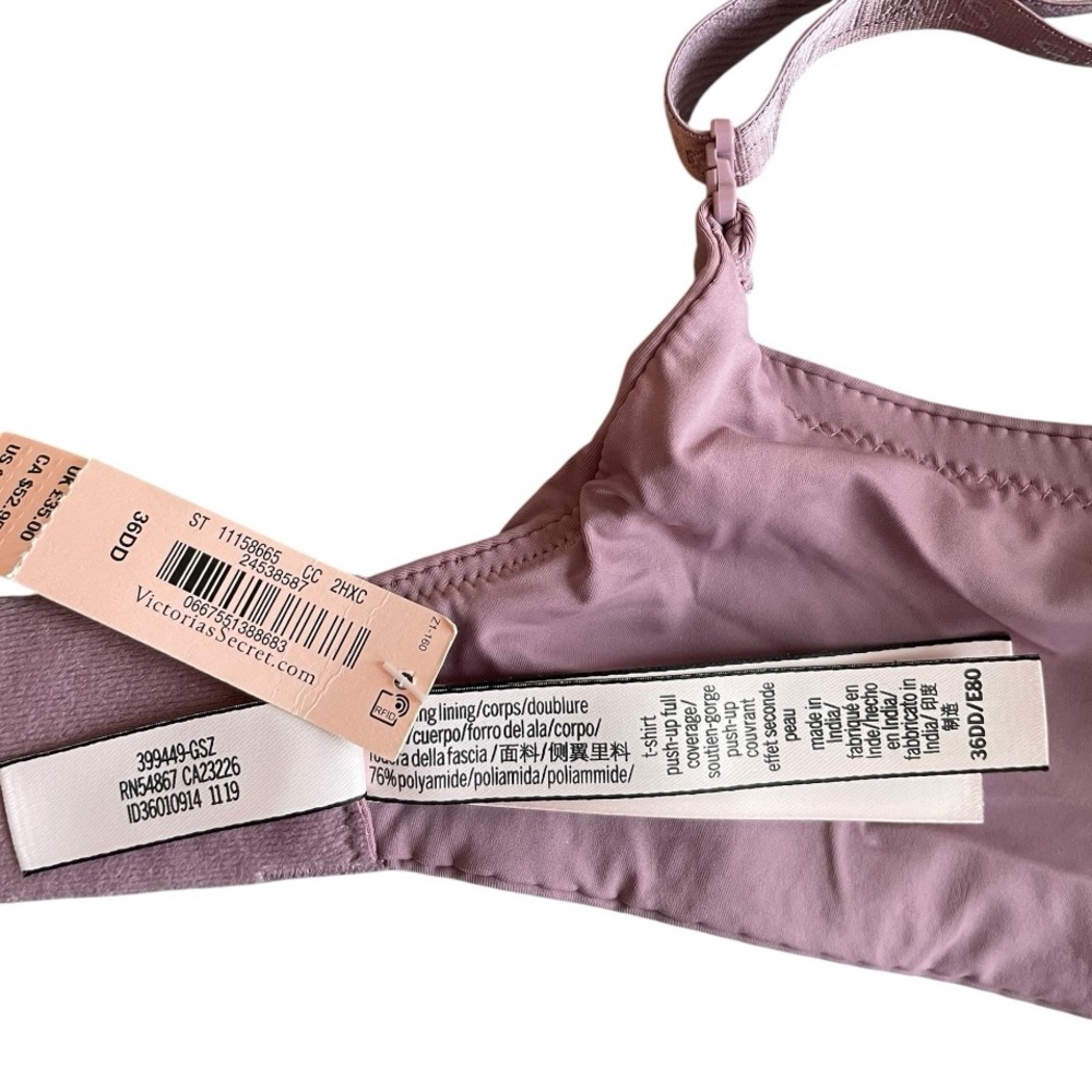 Victoria Secret 36DD T-shirt Push-up Full Coverage Bra NWT - Picture 3 of 4